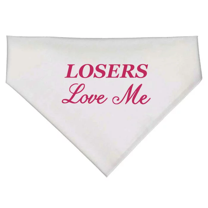 Ohkay Losers Love Me USA-Made Doggie Bandana