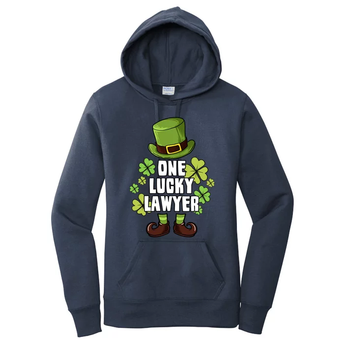 One Lucky Lawyer Laprechaun St Patricks Gift Women's Pullover Hoodie