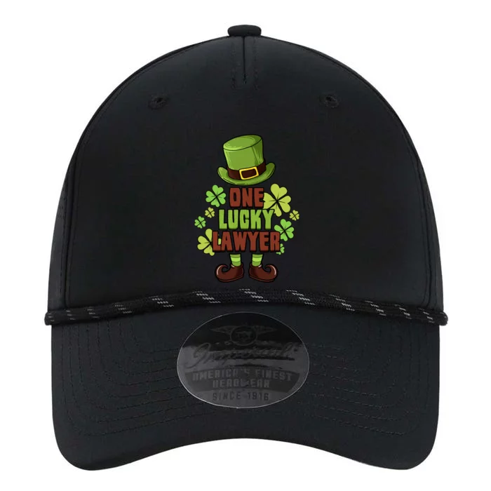 One Lucky Lawyer Laprechaun St Patricks Funny Gift Performance The Dyno Cap