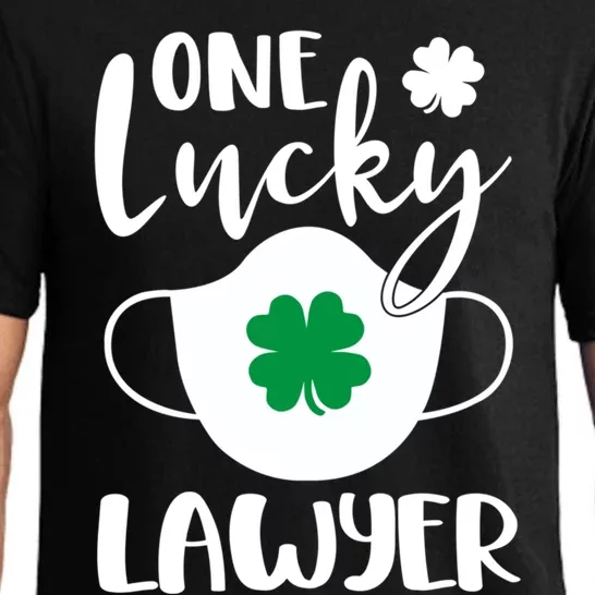 One Lucky Lawyer St Patrick's Day Lawyer Gift Pajama Set