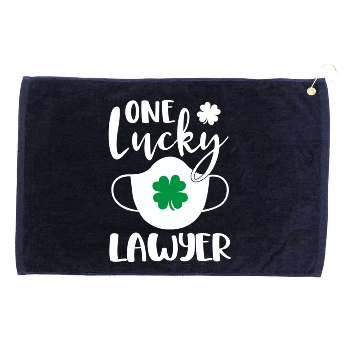 One Lucky Lawyer St Patrick's Day Lawyer Gift Grommeted Golf Towel