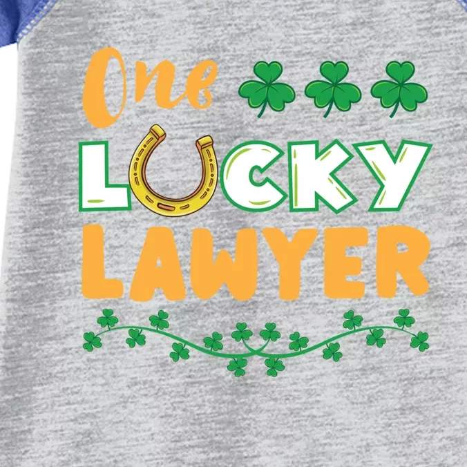 One Lucky Lawyer St Patricks Day Gift Infant Baby Jersey Bodysuit