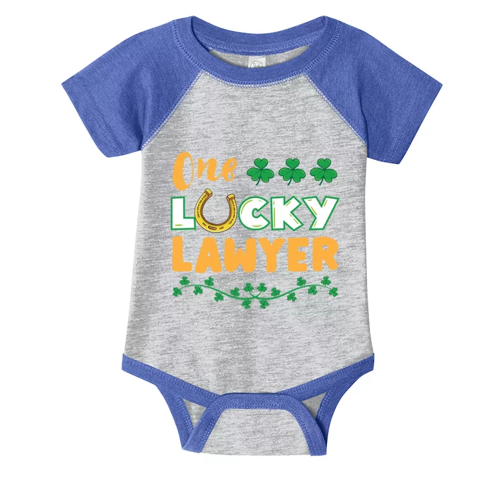 One Lucky Lawyer St Patricks Day Gift Infant Baby Jersey Bodysuit