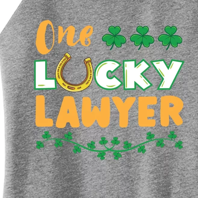 One Lucky Lawyer St Patricks Day Gift Women’s Perfect Tri Rocker Tank