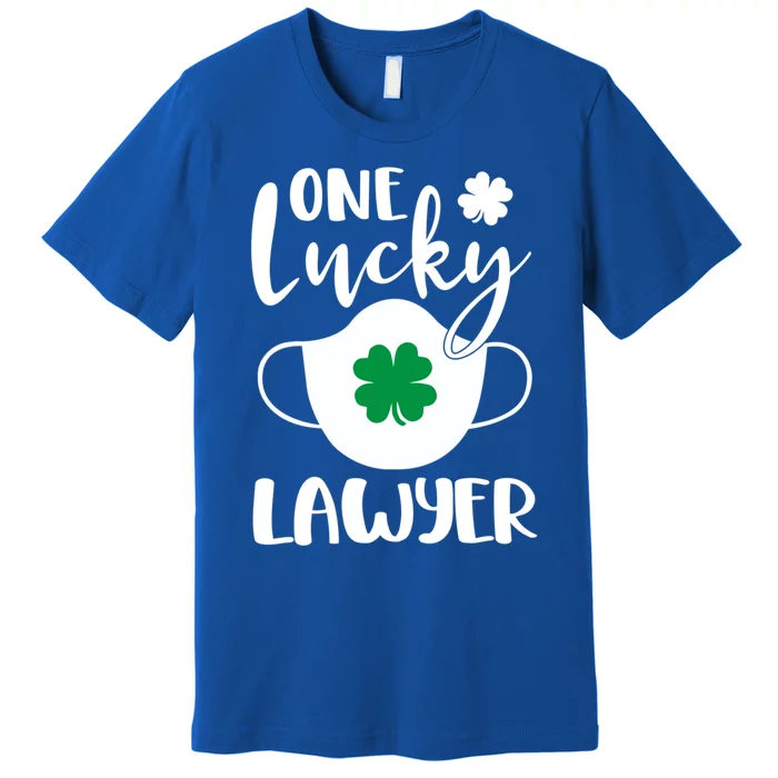 One Lucky Lawyer St Patrick's Day Lawyer Cute Gift Premium T-Shirt