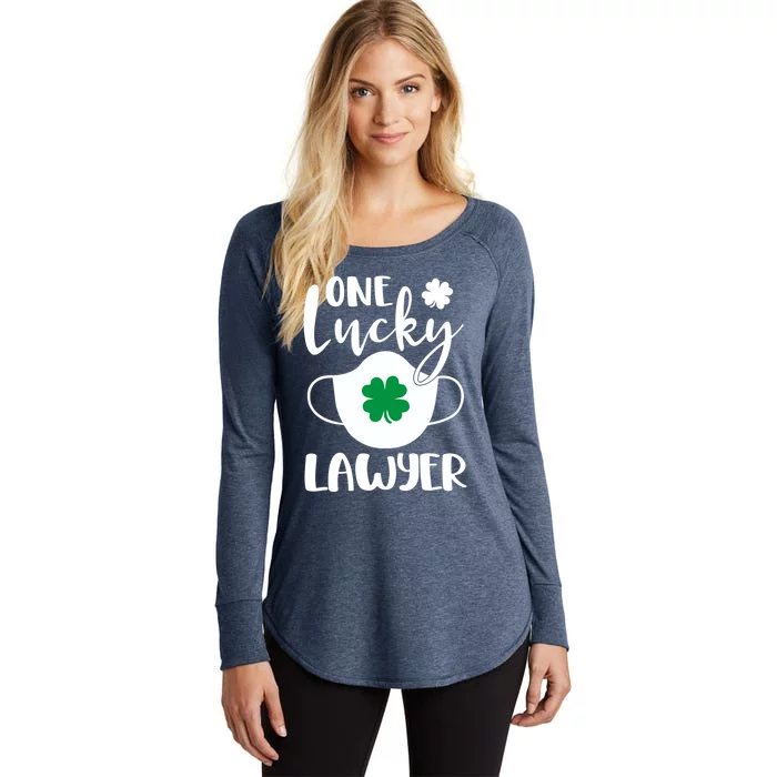 One Lucky Lawyer St Patrick's Day Lawyer Cute Gift Women's Perfect Tri Tunic Long Sleeve Shirt