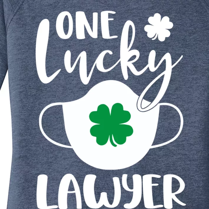 One Lucky Lawyer St Patrick's Day Lawyer Cute Gift Women's Perfect Tri Tunic Long Sleeve Shirt