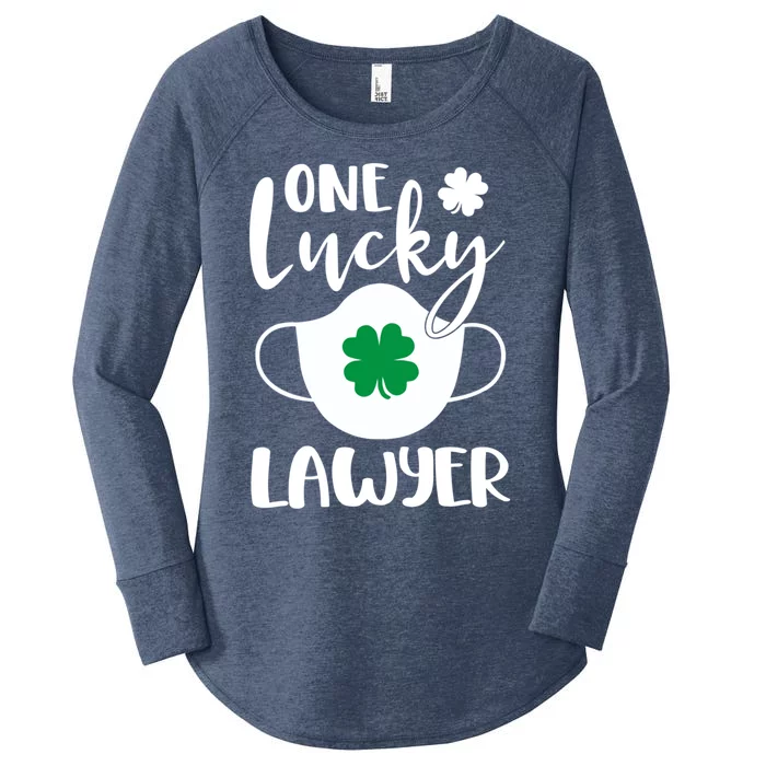 One Lucky Lawyer St Patrick's Day Lawyer Cute Gift Women's Perfect Tri Tunic Long Sleeve Shirt