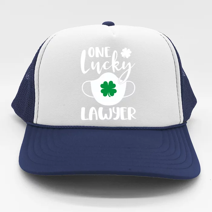 One Lucky Lawyer St Patrick's Day Lawyer Cute Gift Trucker Hat