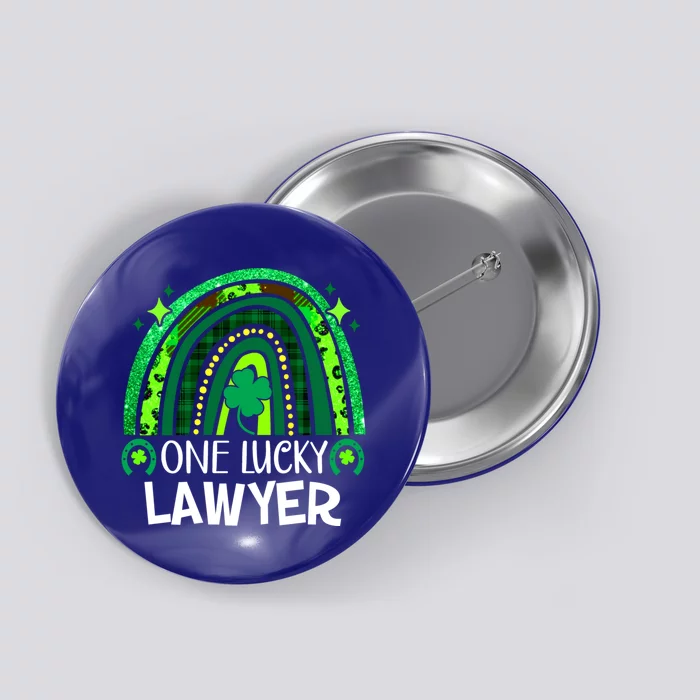 One Lucky Lawyer Cool Gift Rainbow St Patrick's Day Great Gift Button