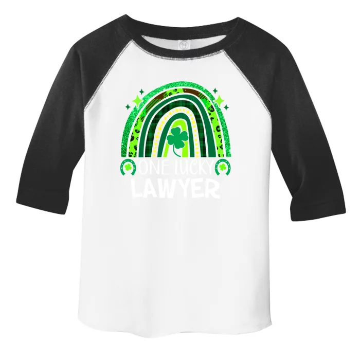 One Lucky Lawyer Cool Gift Rainbow St Patrick's Day Great Gift Toddler Fine Jersey T-Shirt