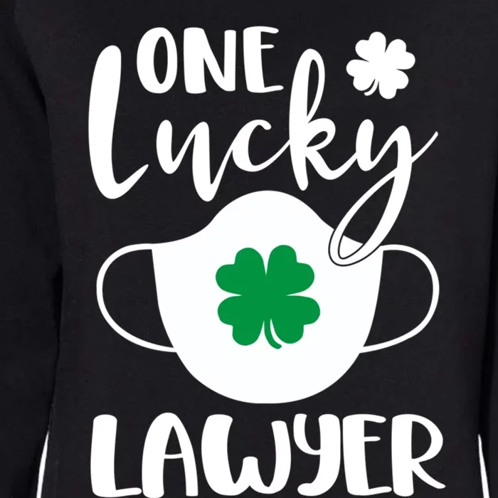 One Lucky Lawyer St Patrick's Day Lawyer Gift Womens California Wash Sweatshirt