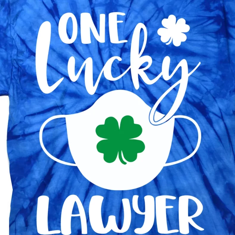 One Lucky Lawyer St Patrick's Day Lawyer Gift Tie-Dye T-Shirt