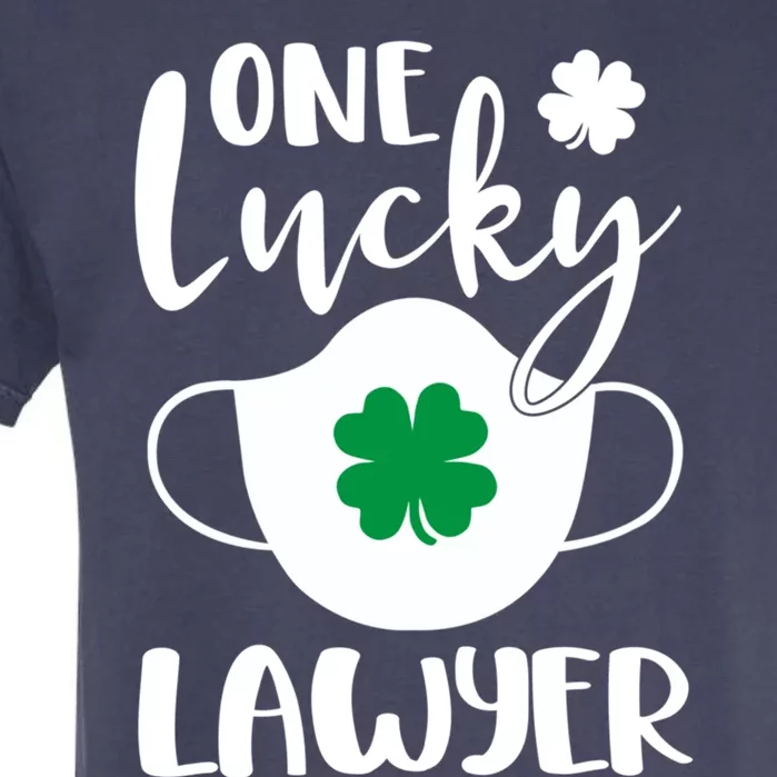 One Lucky Lawyer St Patrick's Day Lawyer Gift Garment-Dyed Heavyweight T-Shirt