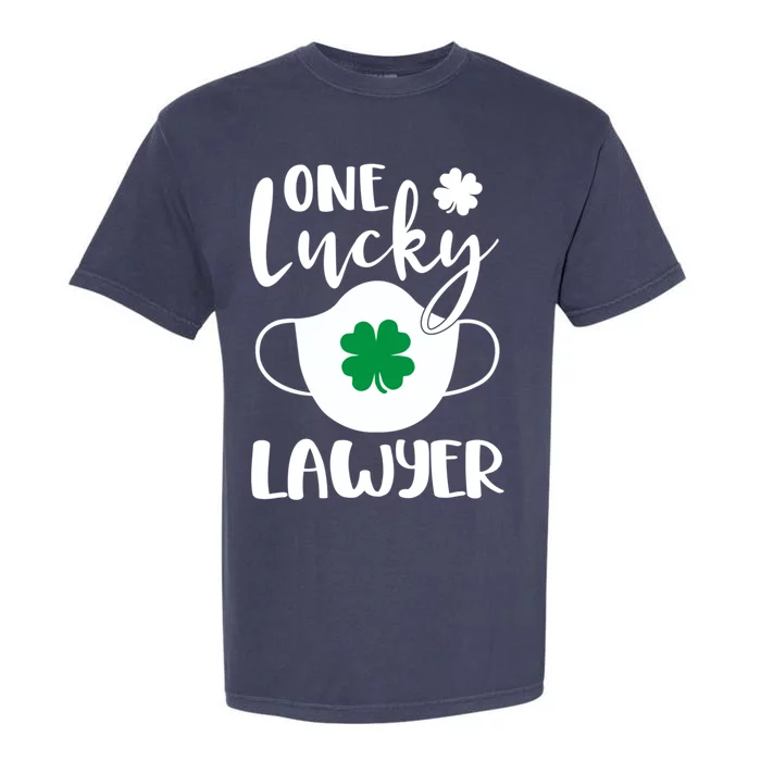 One Lucky Lawyer St Patrick's Day Lawyer Gift Garment-Dyed Heavyweight T-Shirt