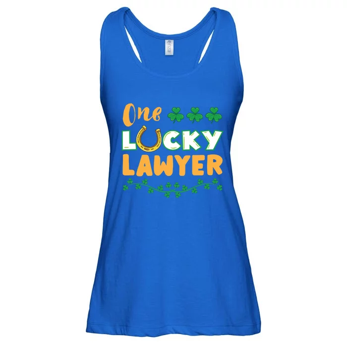 One Lucky Lawyer St Patricks Day Meaningful Gift Ladies Essential Flowy Tank