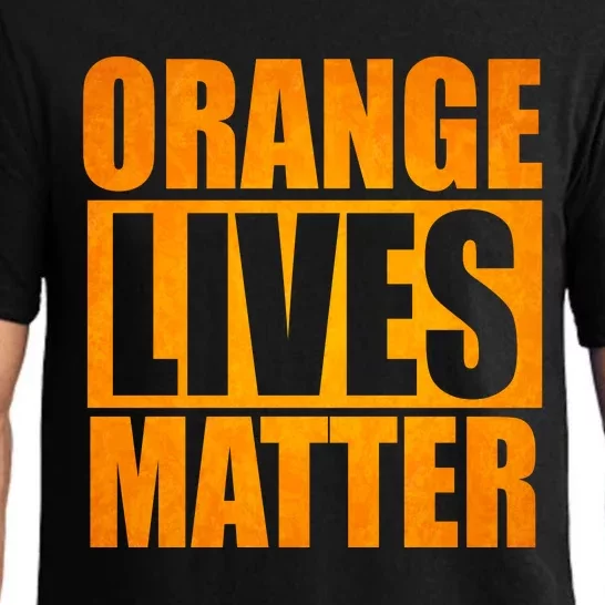 Orange Lives Matter Funny Donald Trump Pajama Set