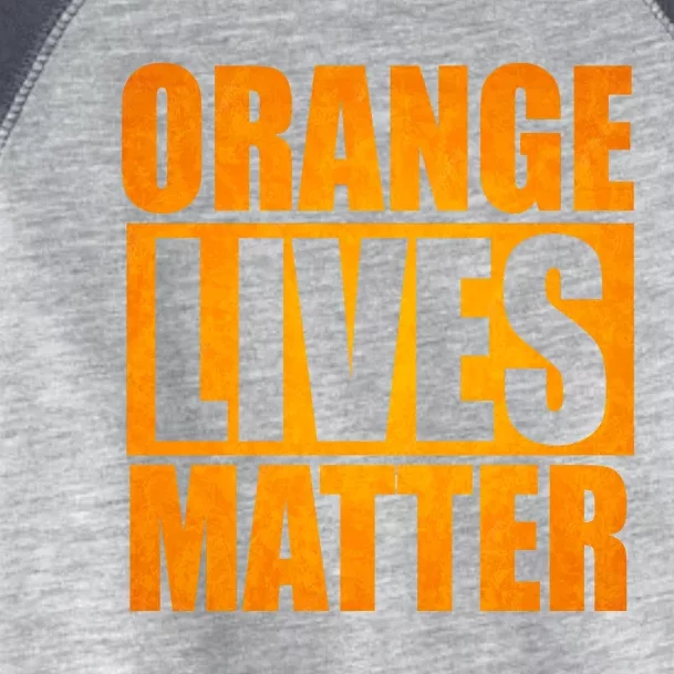 Orange Lives Matter Funny Donald Trump Toddler Fine Jersey T-Shirt