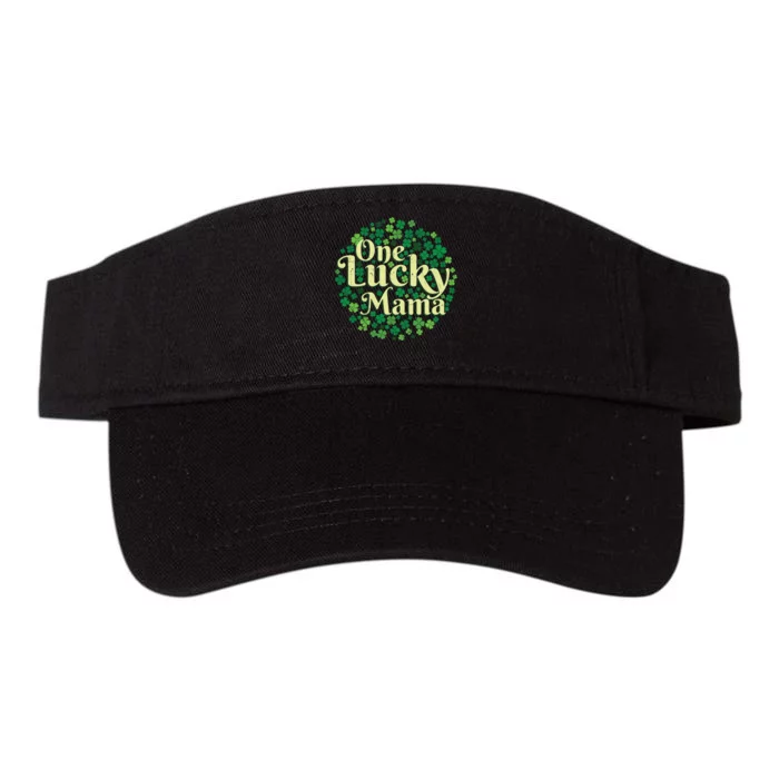 One Lucky Mama St Patricks Day Valucap Bio-Washed Visor