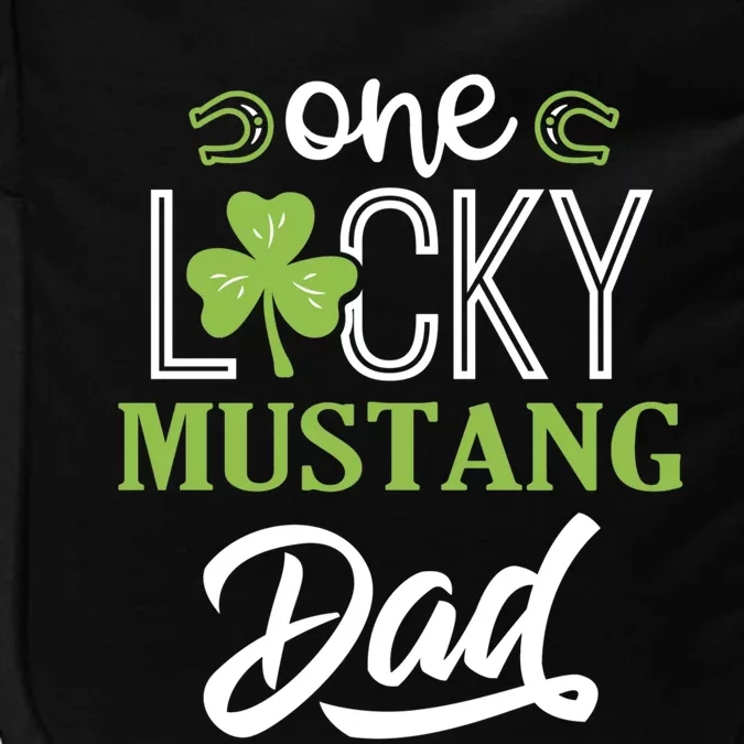 One Lucky Mustang Horse Dad Irish Horseback Riding Cool Gift Impact Tech Backpack