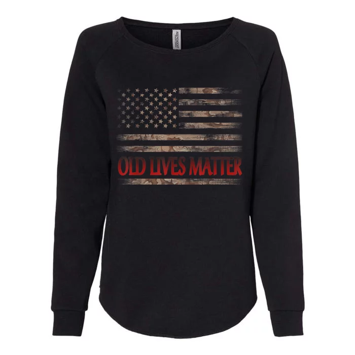 Old Lives Matter 40th 50th 60th 70th Birthday Womens California Wash Sweatshirt