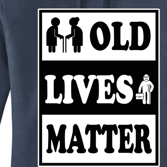 Old Lives Matters Funny 60th Birthday Dad Gag Funny Gift Women's Pullover Hoodie