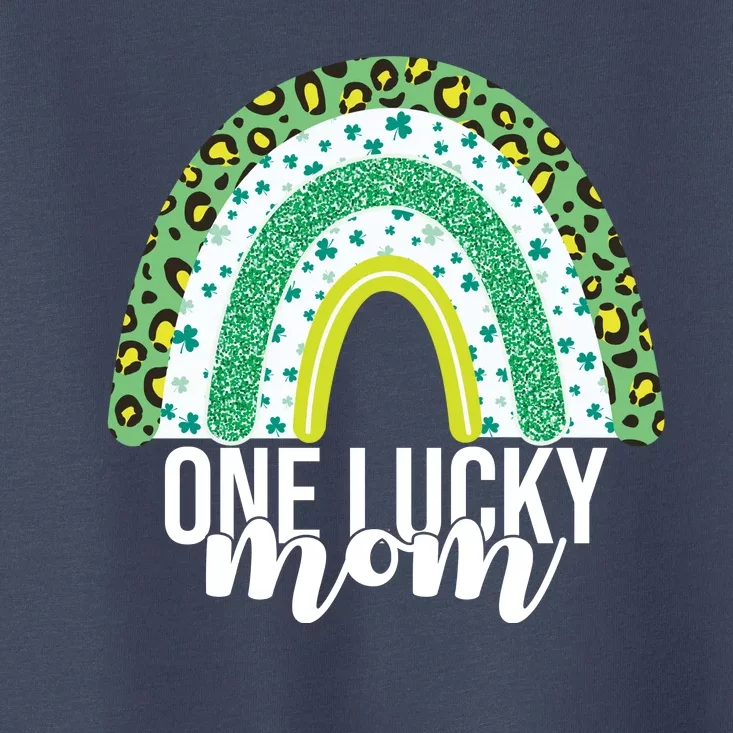 One Lucky Mom Rainbow St Patrick's Day Toddler T-Shirt