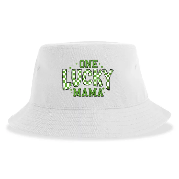 One Lucky Mama St Patrick’S Retro Sustainable Bucket Hat