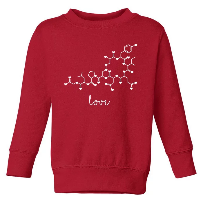 Oxytocin Love Molecule Toddler Sweatshirt