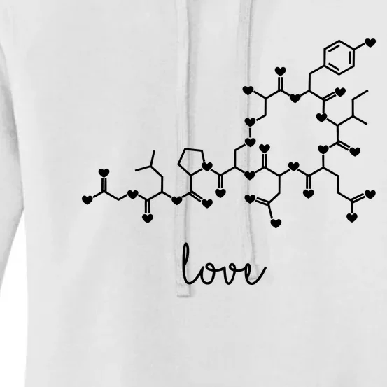 Oxytocin Love Molecule Women's Pullover Hoodie