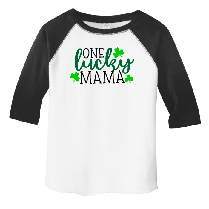 One Lucky Mama Cute Gift St Patrick's Day Funny Gift Toddler Fine Jersey T-Shirt