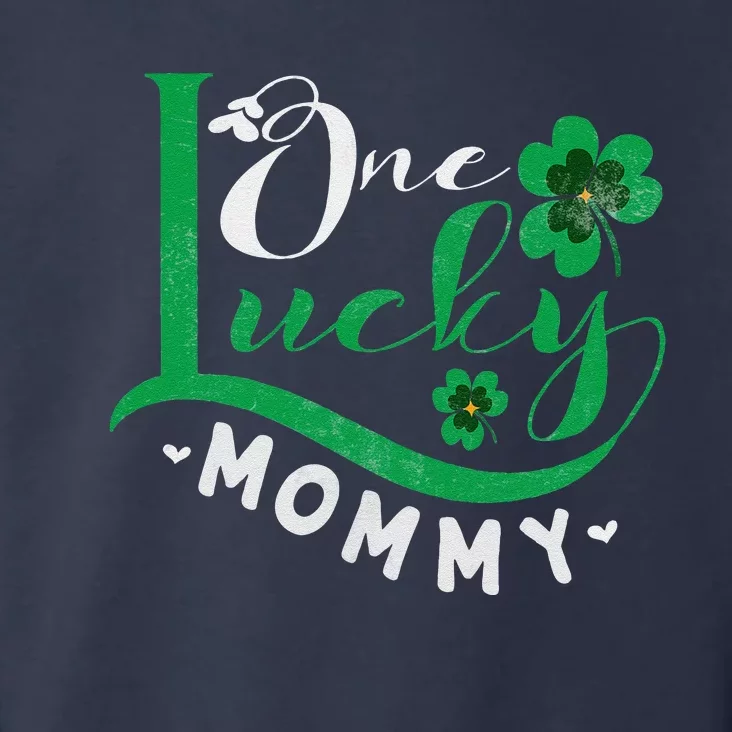 One Lucky Mommy Irish Shamrock St Patricks Day Fun Family Funny Toddler Hoodie