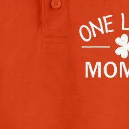 One Lucky Mommy Matching St Patricks Day Gift For Mommy Dry Zone Grid Performance Polo