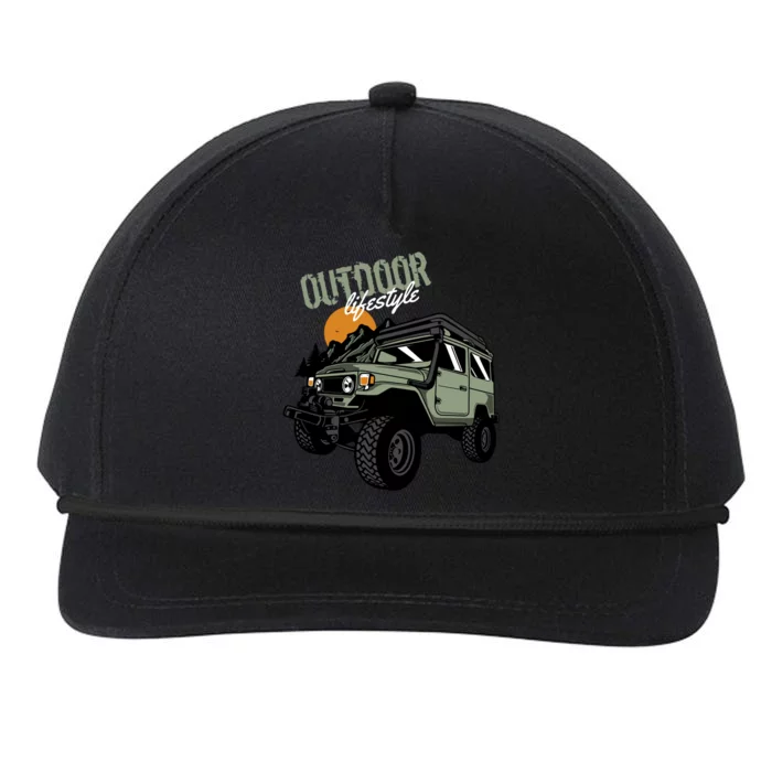 Outdoor Lifestyle Mud Truck And Mudding Gift Snapback Five-Panel Rope Hat