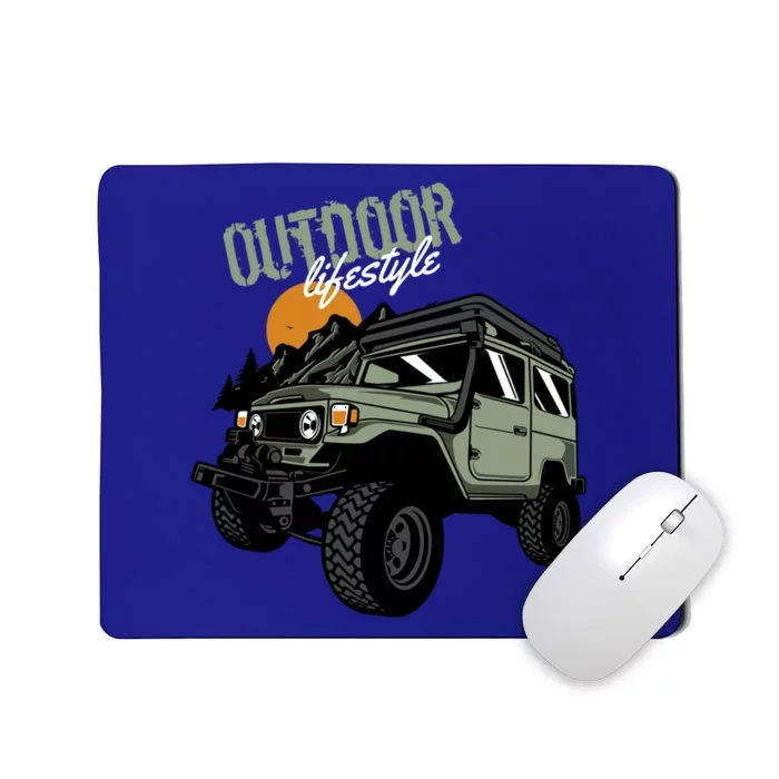 Outdoor Lifestyle Mud Truck And Mudding Gift Mousepad