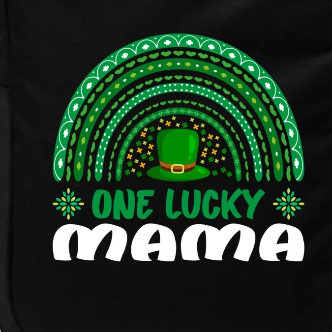 One Lucky Mama Gift St Patrick's Day Funny For Mama Gift Impact Tech Backpack