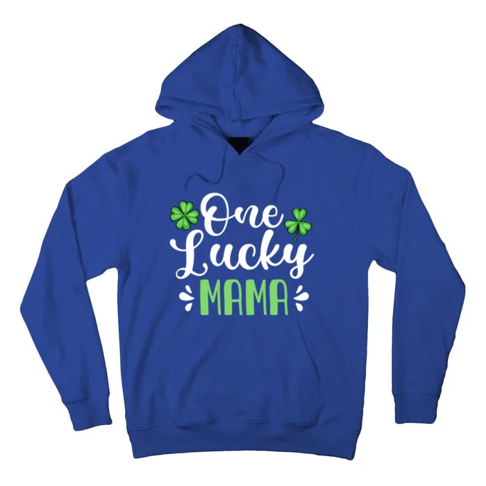 One Lucky Mama St Patrick's Day Mother Shamrock Mom Gift Tall Hoodie