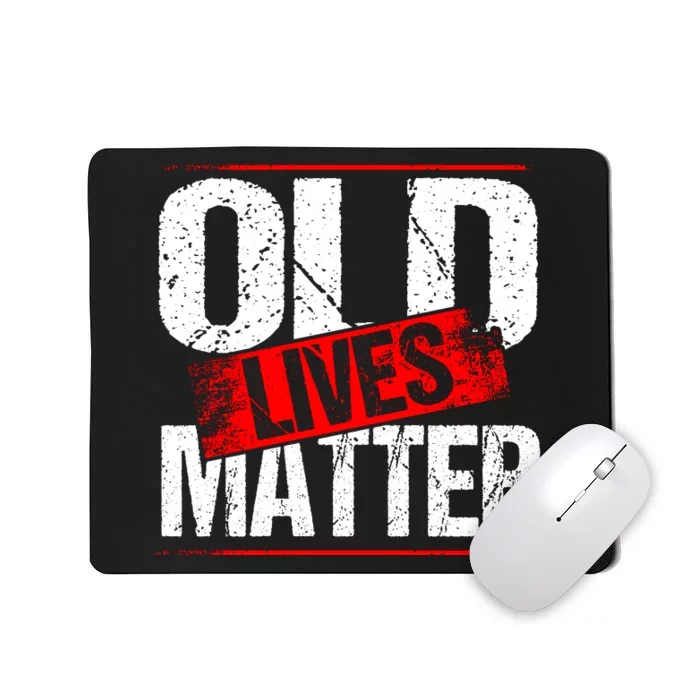 Old Lives Matter Distressed Mousepad