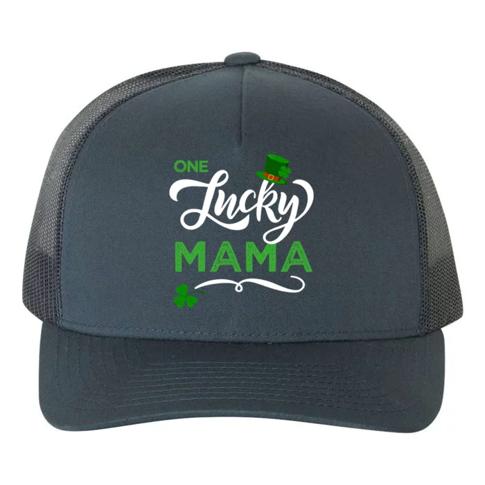 One Lucky Mama St Patrick's Day Mama Irish Mom Paddy's Day Gift Yupoong Adult 5-Panel Trucker Hat