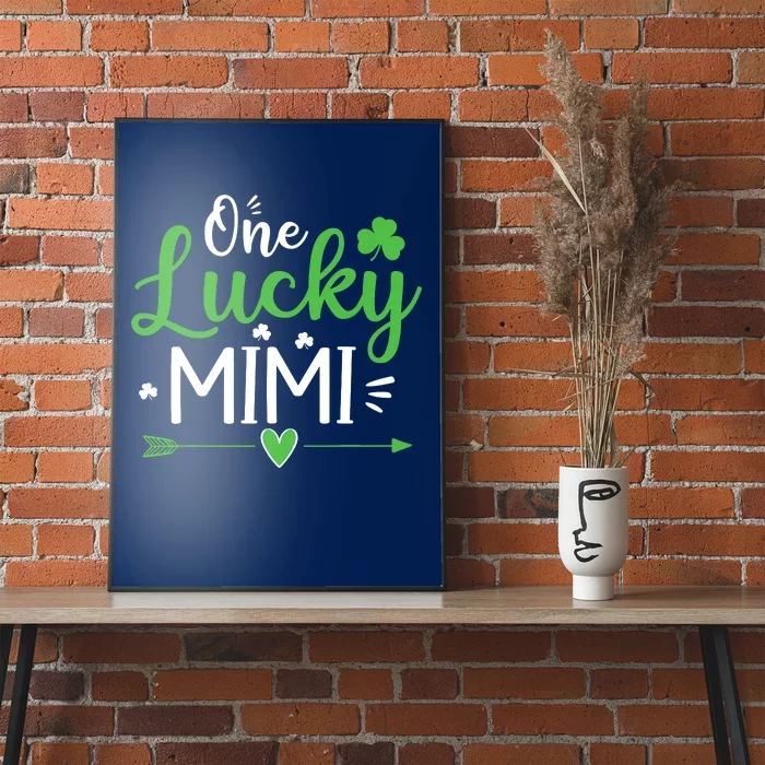 One Lucky Mimi St Patricks Day Funny Gift Wo Poster