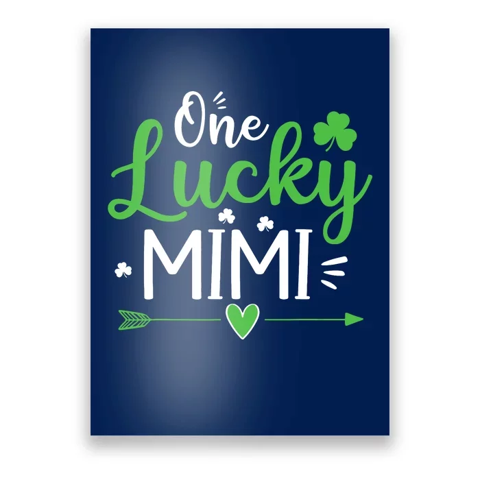 One Lucky Mimi St Patricks Day Funny Gift Wo Poster