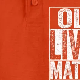 Old Lives Matter Elderly Senior Gift Dry Zone Grid Performance Polo