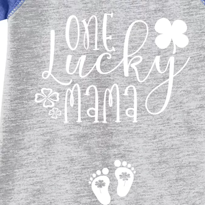 One Lucky Mama Pregnancy Announcet St Patrick’s Day Gift Infant Baby Jersey Bodysuit