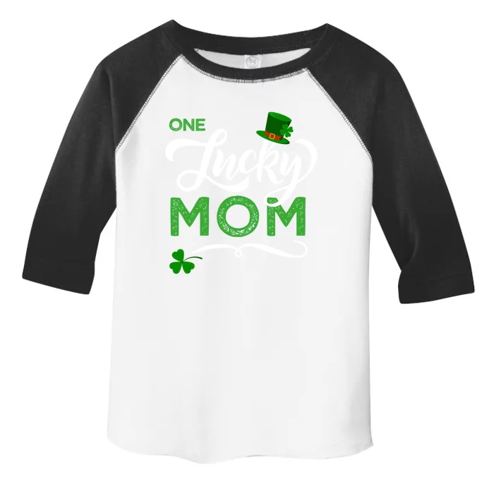 One Lucky Mom St Patrick's Day Mom Cool Gift Toddler Fine Jersey T-Shirt