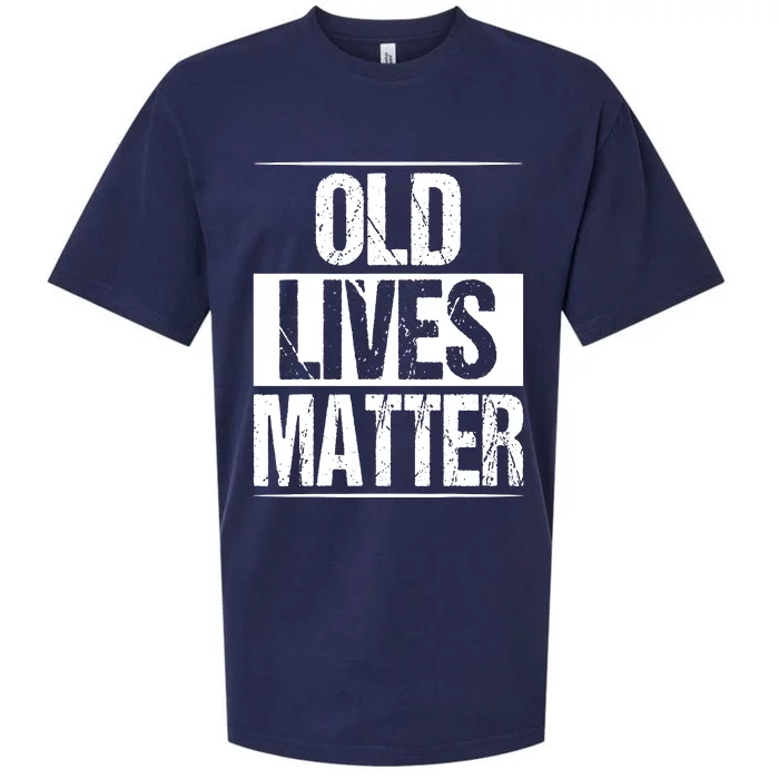 Old Lives Matter 40th 50th 60th Birthday Sueded Cloud Jersey T-Shirt