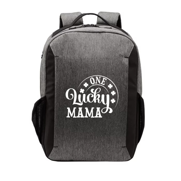 One Lucky Mama Saint Patricks Day Gift Vector Backpack