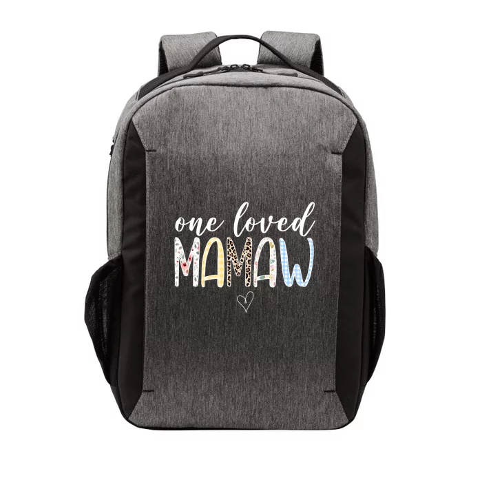 One Loved Mamaw Mothers Day Cute Vector Backpack