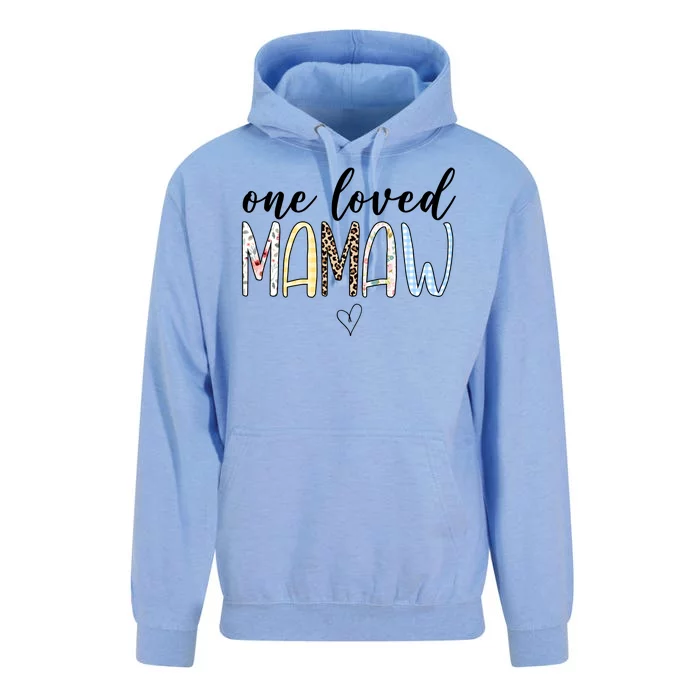 One Loved Mamaw Mothers Day Cute Unisex Surf Hoodie