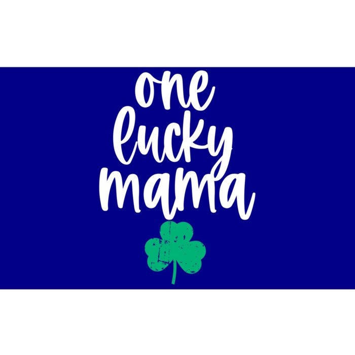 One Lucky Mama Shamrock Saint Patricks Day Mom Mommy Momma Meaningful Gift Bumper Sticker