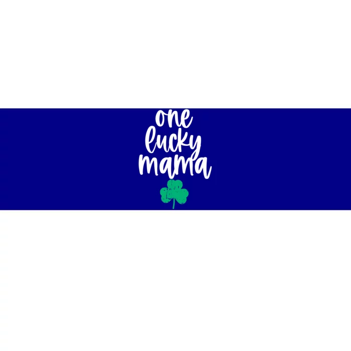 One Lucky Mama Shamrock Saint Patricks Day Mom Mommy Momma Meaningful Gift Bumper Sticker